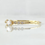 Anillo Solitario Carril Trinity 1.15gr / T7 / Oro 18K ©
