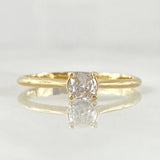 Anillo Solitario 4 Garras 1.75 g / T7 3/4 Oro Amarillo 18K