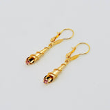 Candongas Corneta Lazo 1.15gr / 3.1cm / Oro Amarillo 18K