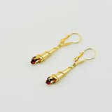 Candongas Corneta Lazo 1.15gr / 3.2cm / Oro Amarillo 18K ©