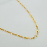 Cadena Figaro 1.35gr / 44.5cm / 1.35mm Oro Amarillo +1 18K %