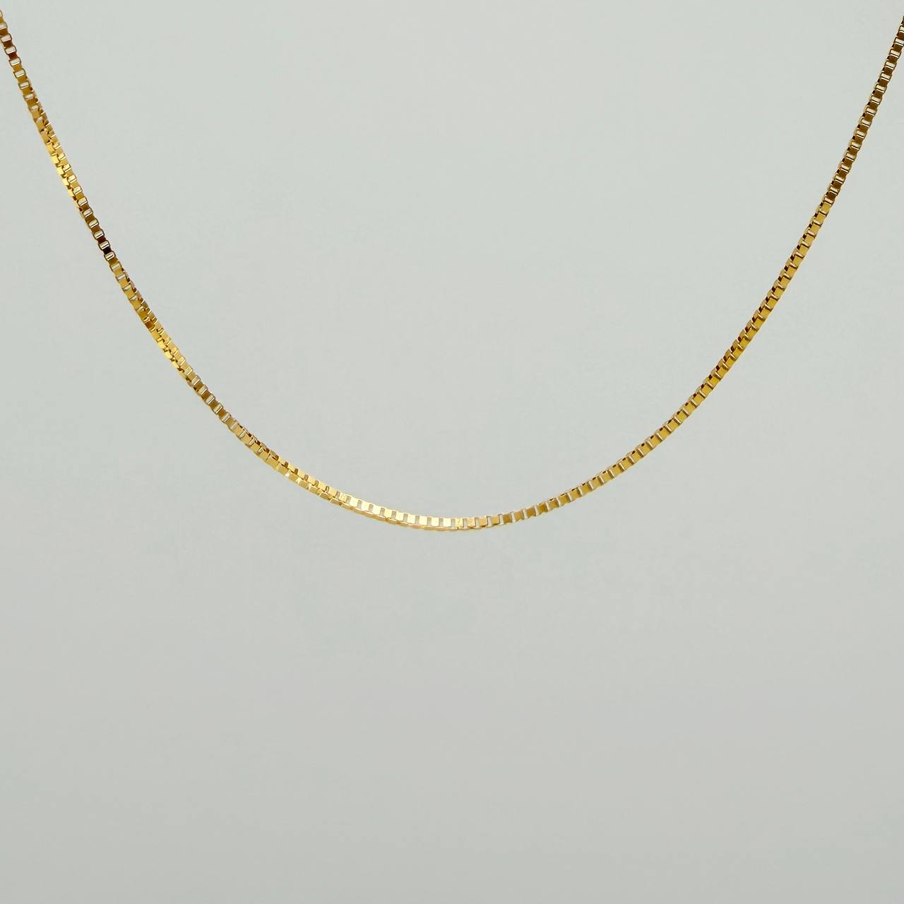 Cadena Veneciana 1.1gr / 45cm / 0.4mm Oro Amarillo +3 18K %