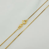 Cadena Veneciana 1.1gr / 45cm / 0.4mm Oro Amarillo +3 18K %