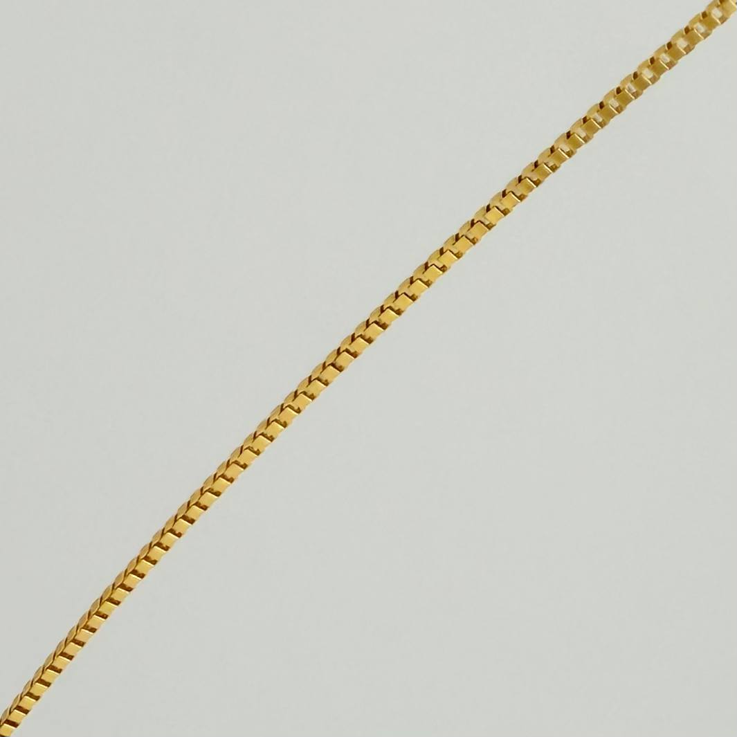 Cadena Veneciana 1.05gr / 45cm / 0.5mm Oro Amarillo +3 18K %