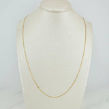 Cadena Veneciana 1.1gr / 45cm / 0.4mm Oro Amarillo +3 18K %