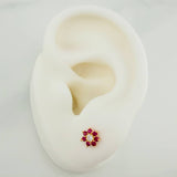 Topos Flor 0.85gr / 4mm Oro Amarillo 18K &