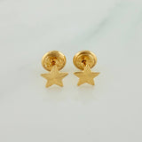 Topos Estrella 0.5gr / 4mm Oro Amarillo 18K &
