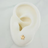 Topos Estrella 0.5gr / 4mm Oro Amarillo 18K &