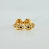 Topos Mano Hamsa 0.7gr / 6.48mm Oro Amarillo 18K &