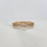 Anillo Solitario Churumbela BV 3gr / T7 / Oro Amarillo 18K %