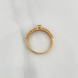 Anillo Solitario Churumbela BV 3gr / T7 / Oro Amarillo 18K %