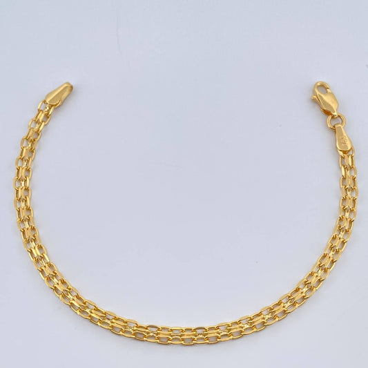 Pulso China 2.5gr / 17cm / 3.7mm Oro Amarillo +1 18K %