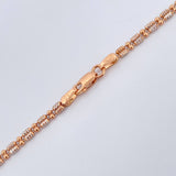 Cadena Morse 10.85gr / 60.5cm / 2.93mm Dos Oros Blanco Rosa +3 18K %