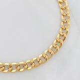 Pulso Cubano 3.8g / 19.5cm / 5.15mm Oro Amarillo 18K