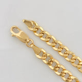 Pulso Cubano 3.8g / 19.5cm / 5.15mm Oro Amarillo 18K