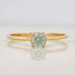 Anillo Solitario Moisanitas 0.20 pts 1.4g / T7 1/2 Oro Amarillo 18K