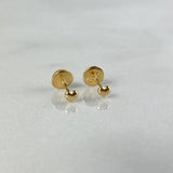 Topos Corazón 0.4gr / Troquelado Oro Amarillo ©
