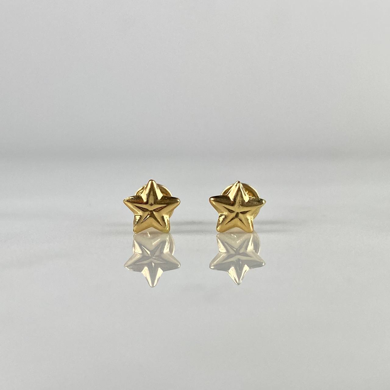 Topos Estrella 0.55gr / Diamantada Oro Amarillo