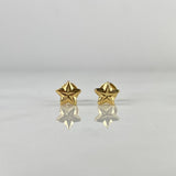Topos Estrella 0.55gr / Diamantada Oro Amarillo