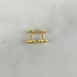 Topos Corazón Diamantado 0.75gr / Oro Amarillo