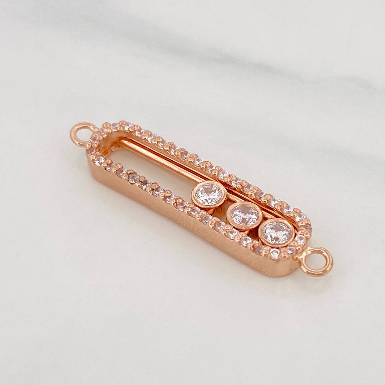 Herraje Msk 4.95g / 3.5cm Oro Rosa 18K