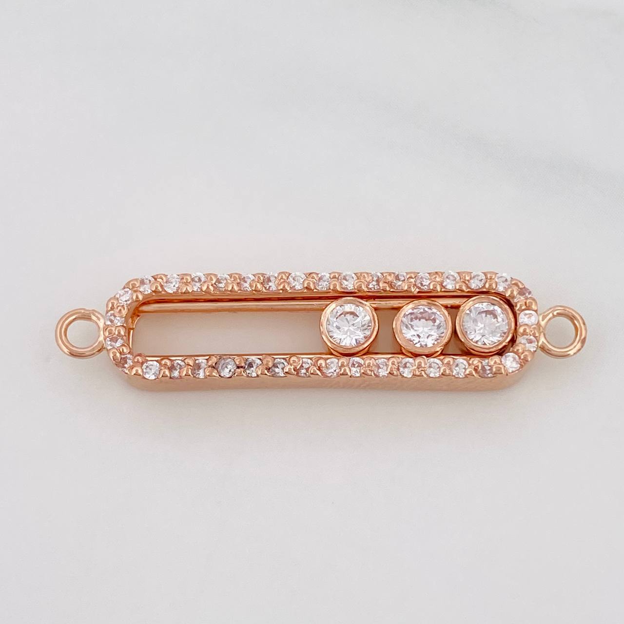 Herraje Msk 4.95g / 3.5cm Oro Rosa 18K