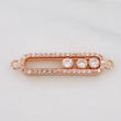 Herraje Msk 4.95g / 3.5cm Oro Rosa 18K