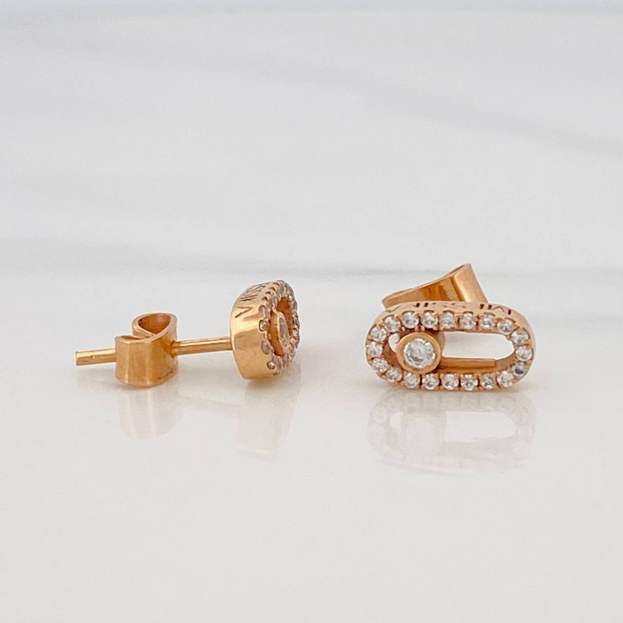 Topos Msk 2.8g / 5.2mm Oro Rosa 18K