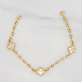 Pulso GC Trebol 3.45g / 18.5cm / 3.5mm Oro Amarillo 18K