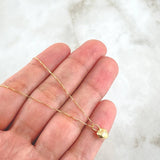 Set Cadena Veneciana 1gr / 45cm / 0.6mm + Dije Corazón Troquelado 0.3gr / 1cm / 1.3gr Oro 18K (Oferta) ©