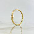 Pulso Aro Tornillo 10.95gr / 20cm / Oro Amarillo ©