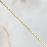 Set Cadena Veneciana 0.95gr / 45cm / 0.6mm + Dije Corazón 0.3gr / 1.1cm / Bordeado 1.25gr Oro 18K (Oferta) *