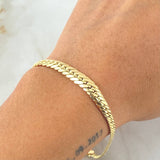 Pulso Serpiente 3.25gr / 18.5cm / Oro Amarillo +3 18K