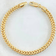 Pulso Franco  12.4gr / 21cm / Oro Amarillo +3 18K
