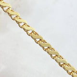 Pulso Aro Seguido Doble 10.6gr / 20cm / Oro Amarillo +3 18K