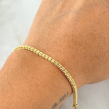 Pulso Ice 5.65gr / 20cm / Oro Amarillo +4 18K