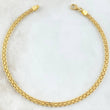 Tobillera China 3.9gr / 25cm / Oro Amarillo +1 18K