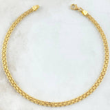 Tobillera China 3.9gr / 25cm / Oro Amarillo +1 18K
