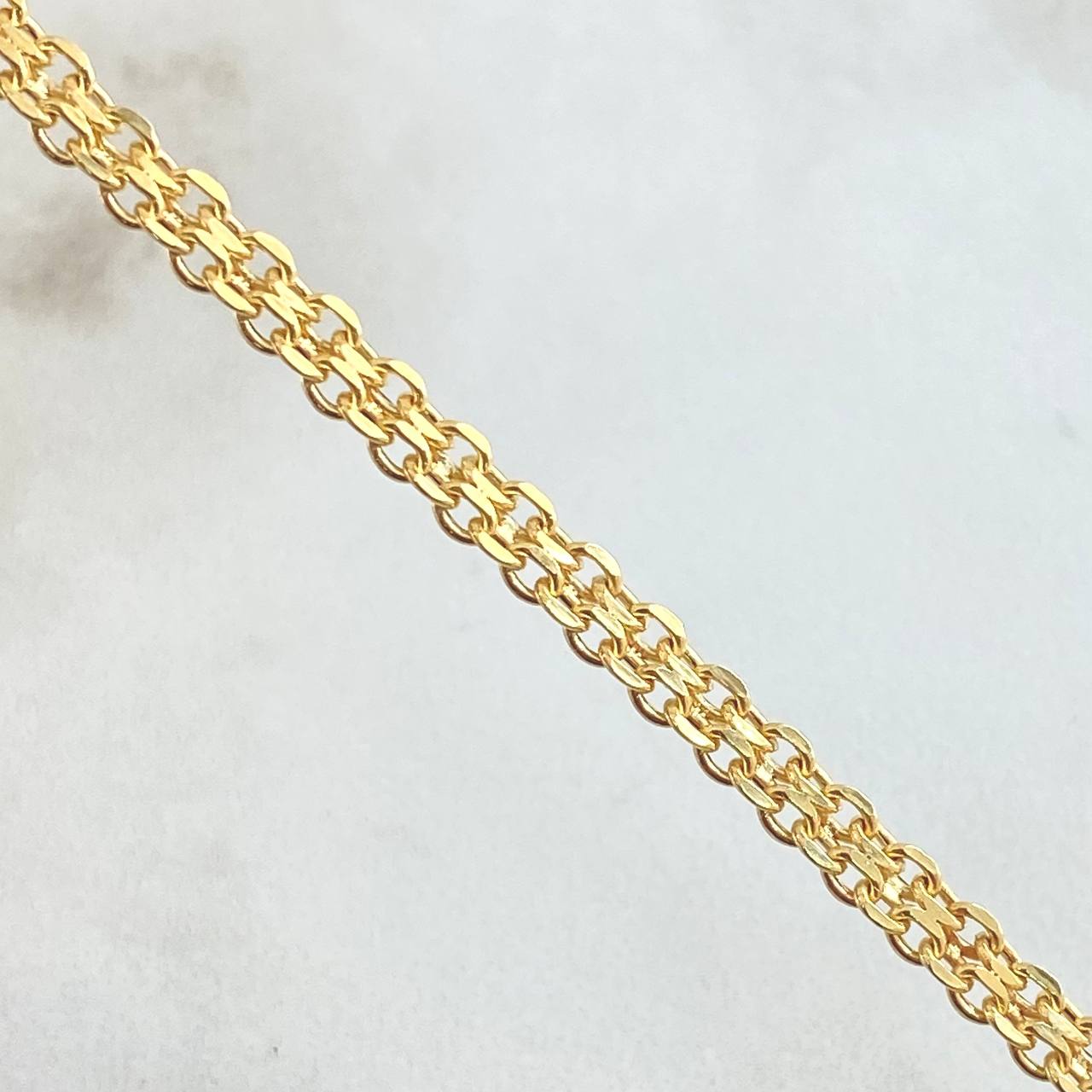 Tobillera China 3.9gr / 25cm / Oro Amarillo +1 18K