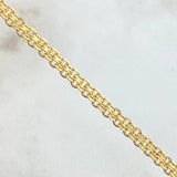 Tobillera China 3.9gr / 25cm / Oro Amarillo +1 18K