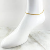Tobillera China 3.85gr / 25cm / Oro Amarillo +1 18K