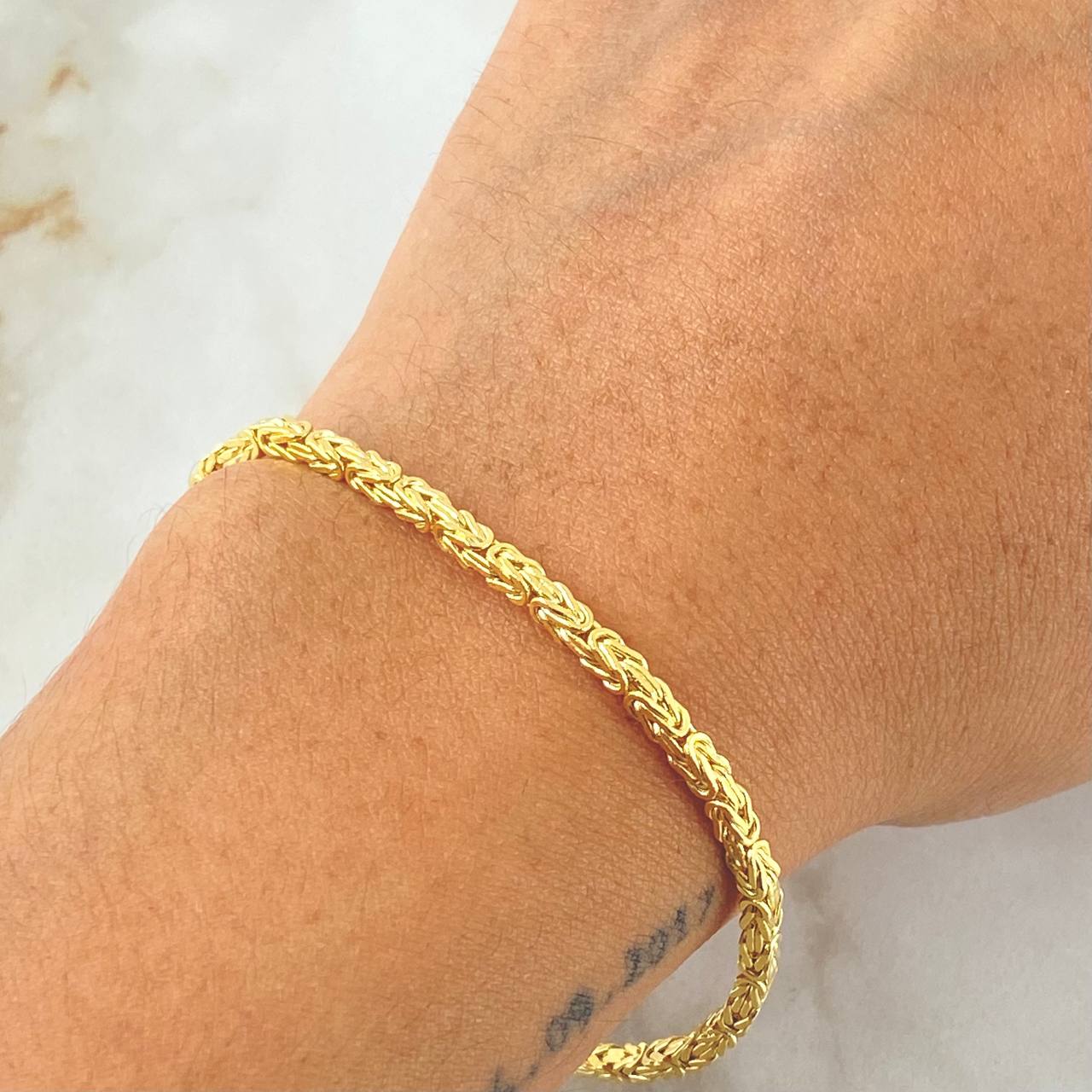 Pulso Peruano 4.75gr / 19cm / Oro Amarillo +3 18K