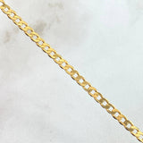 Pulso Cubano  3.65gr / 21cm / Oro Amarillo +1 18K
