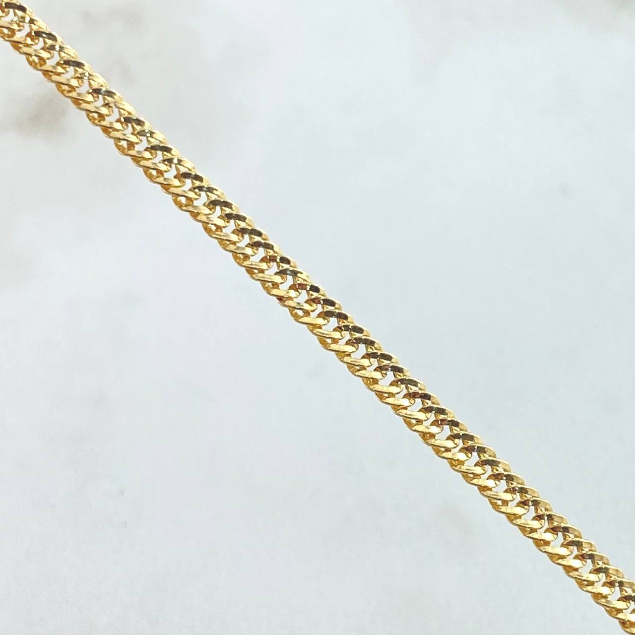 Pulso Cubano Reticulado 1.8gr / 19cm / Oro Amarillo +3 18K