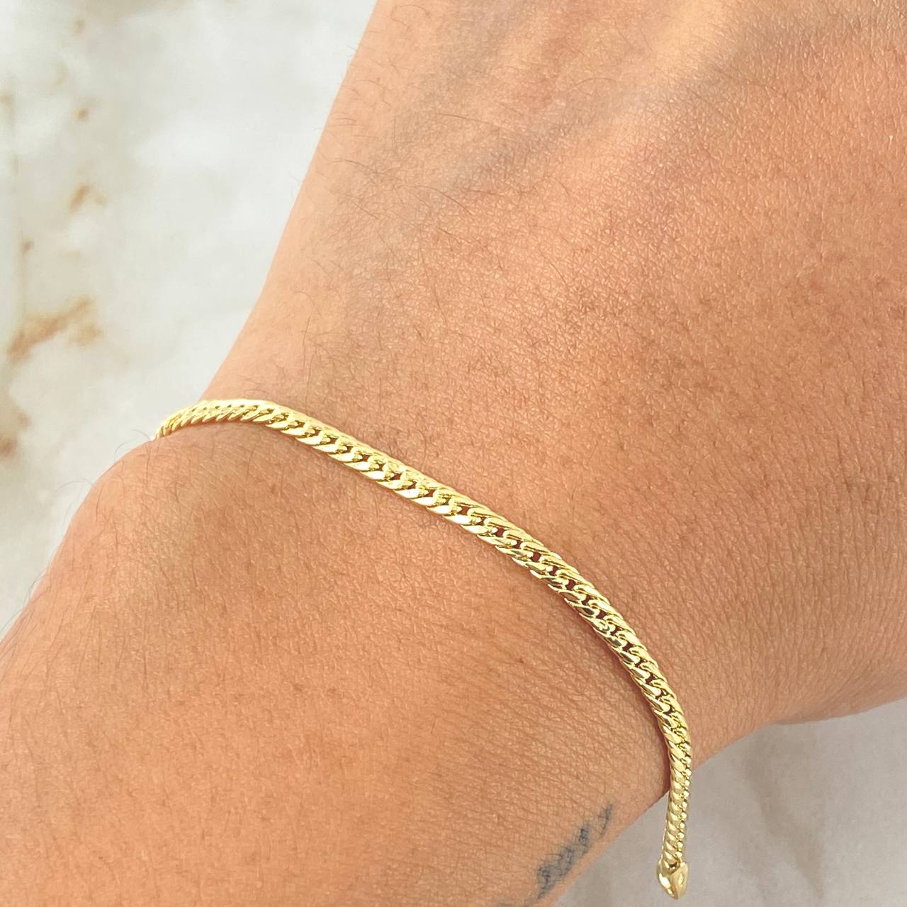 Pulso Serpiente 1.75gr / 18cm / Oro Amarillo +3 18K
