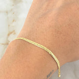 Pulso Serpiente 2.05gr / 19cm / Oro Amarillo +3 18K