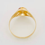 Anillo Sello Jesucristo 1.5g / T6 3/4 Oro Amarillo 18K