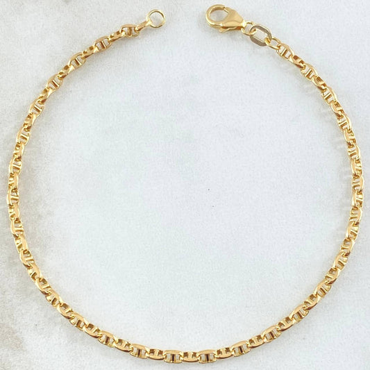 Pulso Marinero 1.75gr / 19cm / 2.6mm Oro Amarillo +3 18K ©