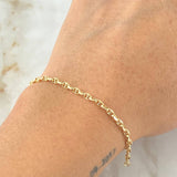 Pulso Marinero 1.75gr / 19cm / 2.7mm Oro Amarillo +3 18K *