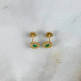 Topos Rustico 1.2gr / Circon Verde Oro Amarillo*